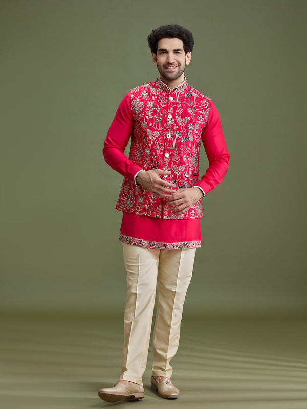 Kurta Jacket Set