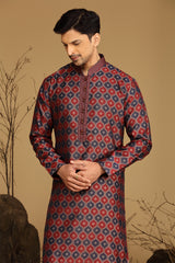 Maroon Kurta Set