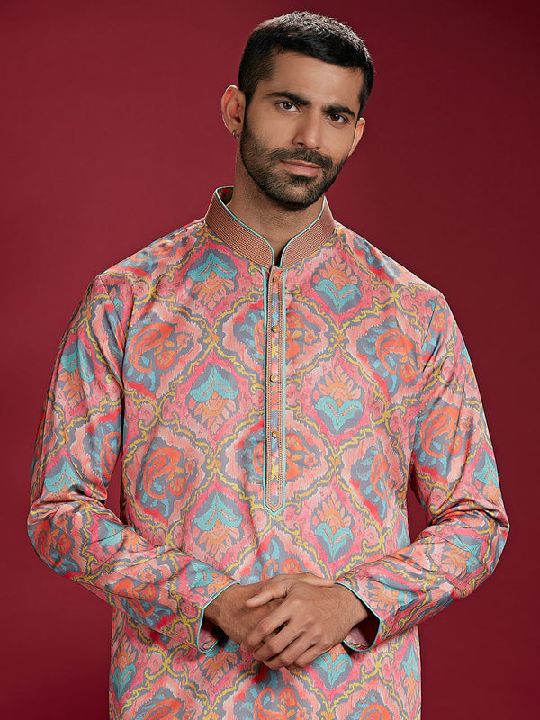 Satin Kurta Set