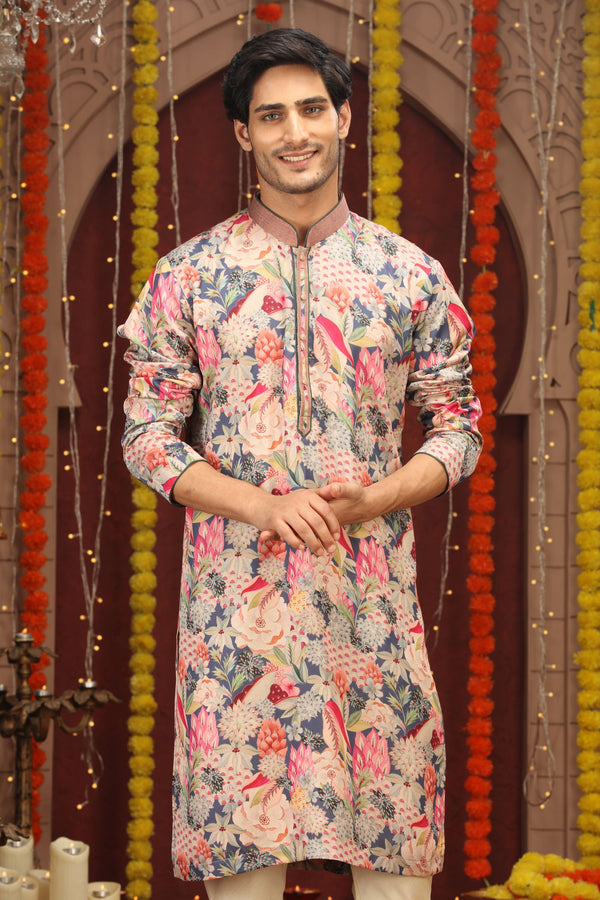 Multicolor Kurta Set