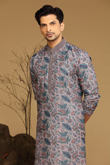 Purple Kurta Set