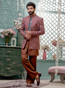 Ombre Indo-Western With Embroidery Work and Trouser