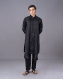 The Black Beauty Embroidered Kurta set