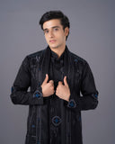 The Black Beauty Embroidered Kurta set