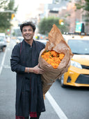 Black Kurta Set with Embroidered Dupatta