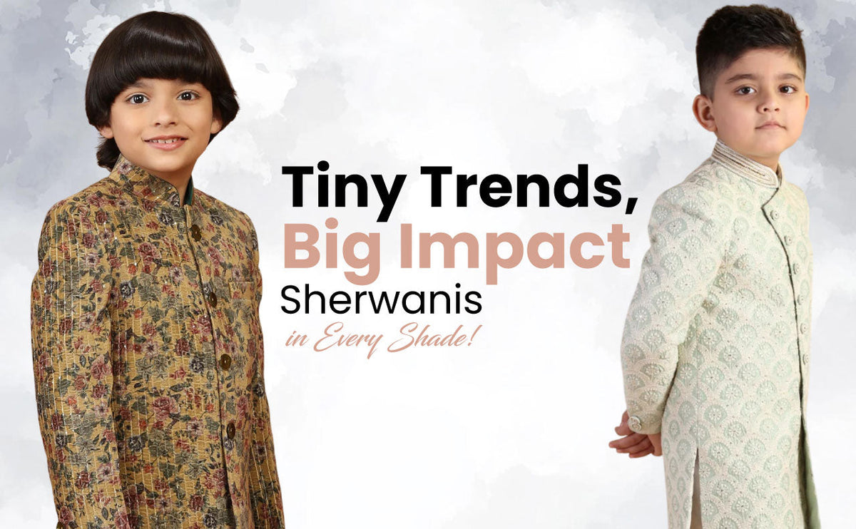 5 Amazing Colours of Sherwani for a 12-Year-Old Boy