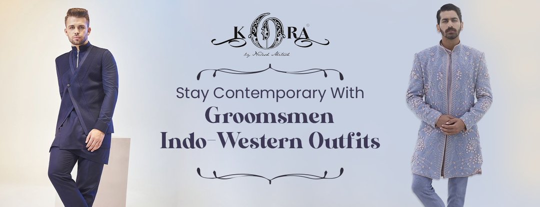 Stay Contemporary With Groomsmen Indo-Western Outfits