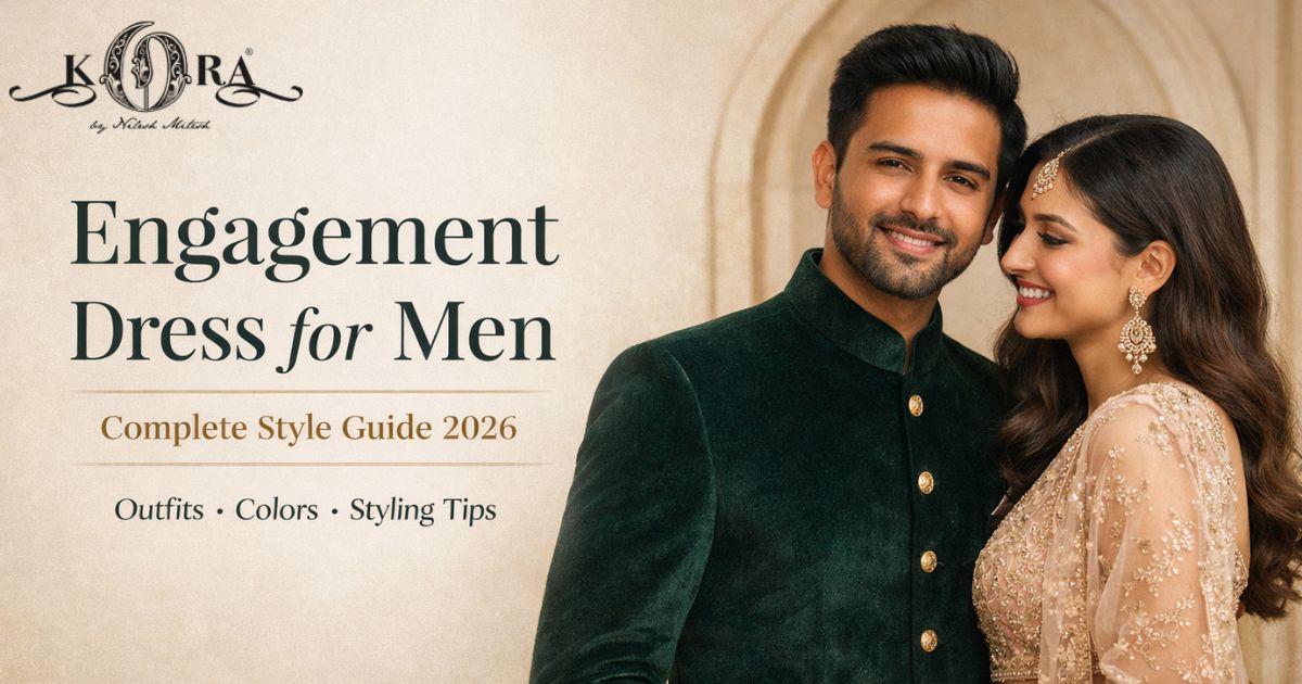Luxury engagement dress for men with styling ideas and coordinated outfit