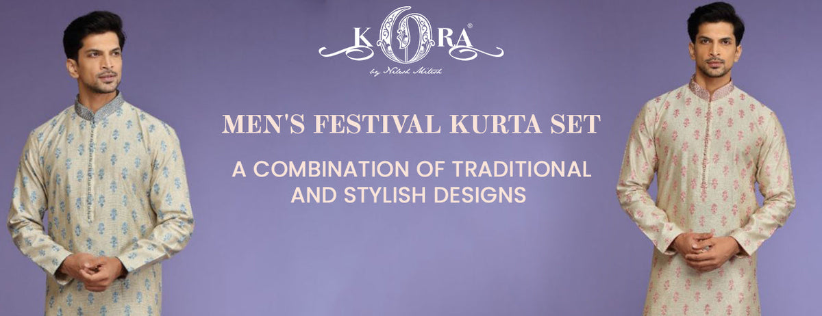 Men's Festival Kurta Set: A Combination of Traditional and Stylish Designs