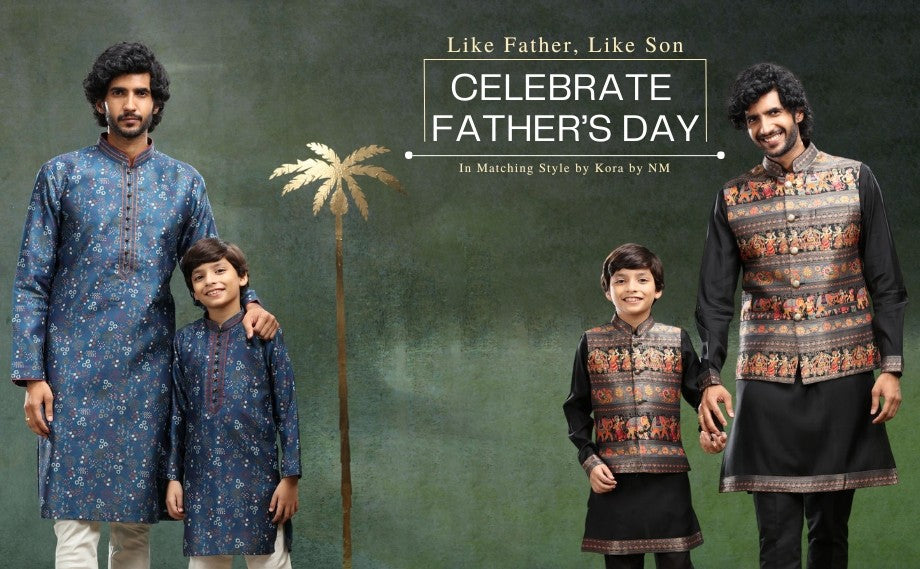Like Father, Like Son: Celebrate Father’s Day in Matching Style by Kora by NM