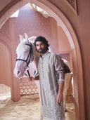 Premium Antic Tissue Silk Kurta Set