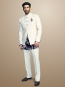 Cream Matka Silk Jodhpuri Set – Aditya Roy Kapur Collection