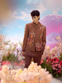 Brown Terry Rayon Jodhpuri Set – Carnival Collection