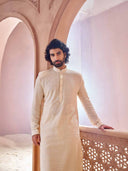 Stylish Cream Georgette Kurta Set