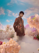 Brown Terry Rayon Jodhpuri Set – Carnival Collection