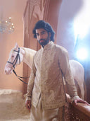 Premium brown Tissue Silk Bandi Set