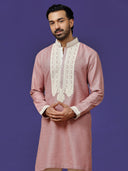 Onion Linen Kurta with Plazzo Pant