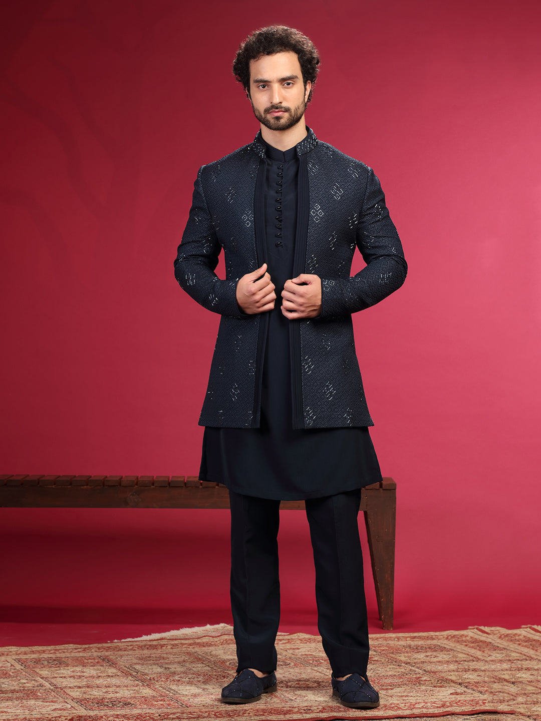 Buy Designer Wedding Indo Western For Men Online From Kora KORANM