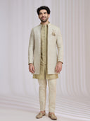 Indo Western Engagement outfit for Men | Designer Wear Koranm Indo Western Engagement outfit for Men | Designer Wear Koranm