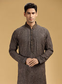 Timeless Charm in Black Embroidered Kurta Set