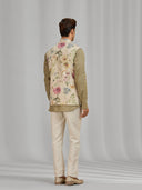 Men’s Natural Linen Bandi Shirt in Regular Fit