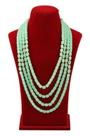 Jade Green Layered Beaded Mala