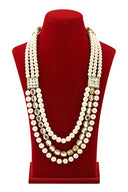 Classic Cream And Antique Moti Mala