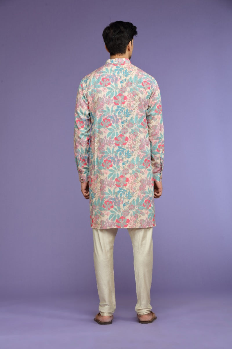 Bloomsy Floral Printed Kurta Set