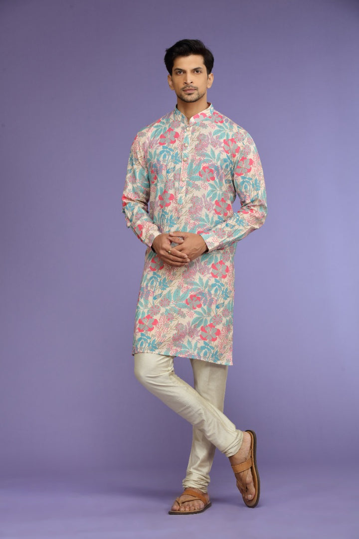 Bloomsy Floral Printed Kurta Set