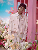 Embroidered Jodhpuri Set Inspired by the Serenity of Blooming Gardens