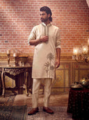 Classic Fawn Linen Kurta Set
