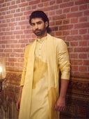 Vibrant Yellow embroidered Kurta Set with Dupatta