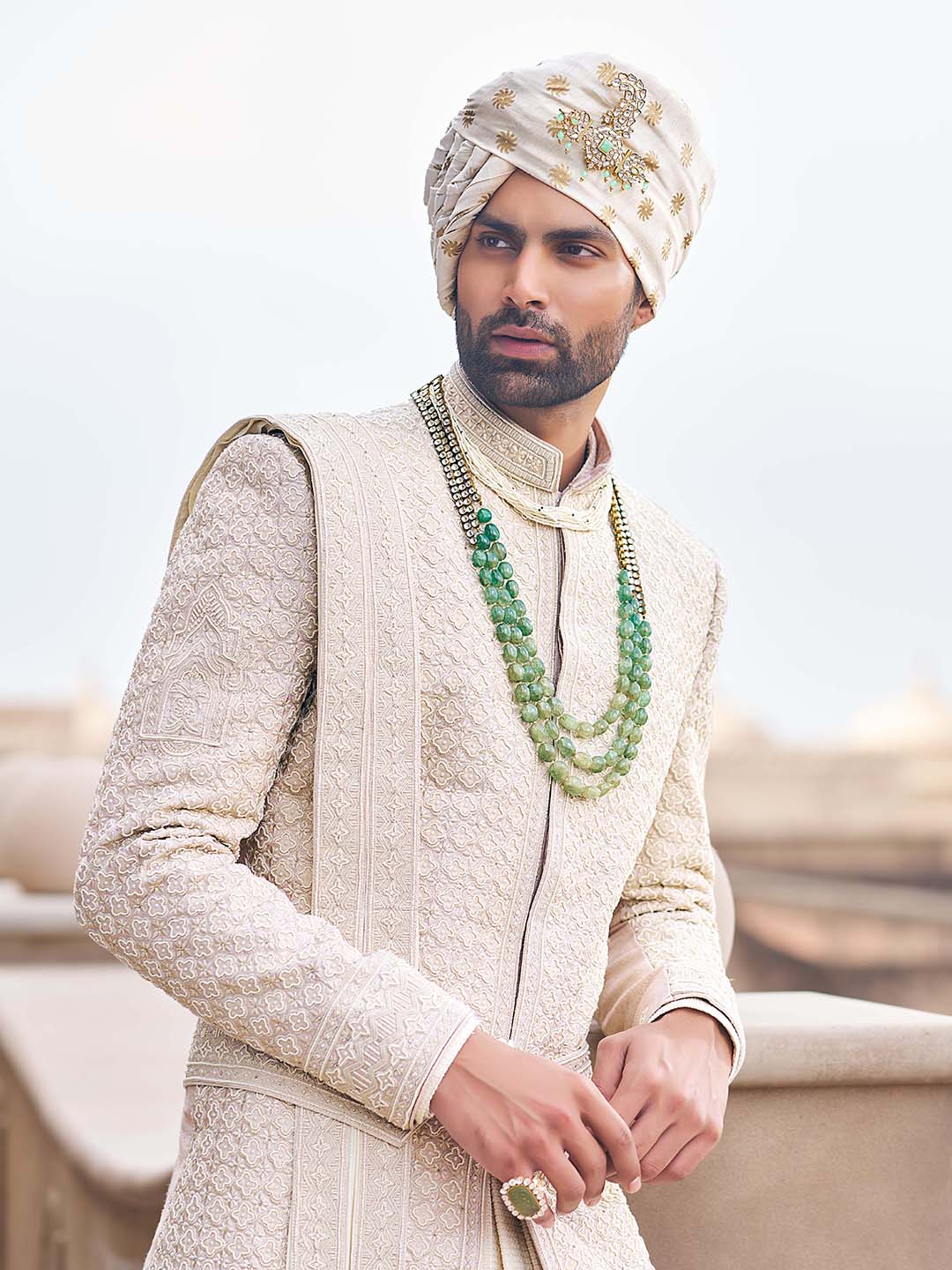 Buy Designer Wedding Sherwani for Men Online Kora KORANM