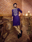 Elegant Green Embroidered Kurta Set