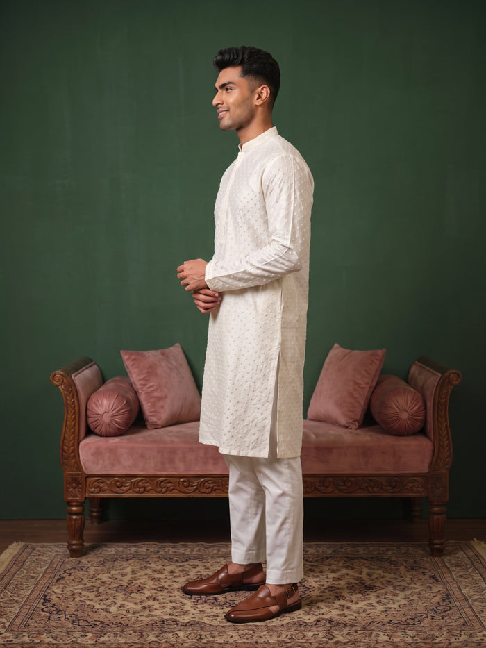 K-3090-FKEMB-1541-OFF-WHITE - KORANM