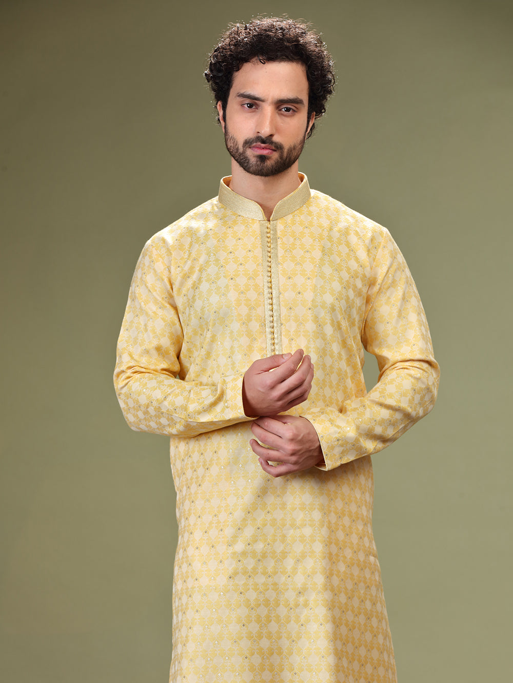 Kurta with jaquard fabric and Chudidar - KORANM