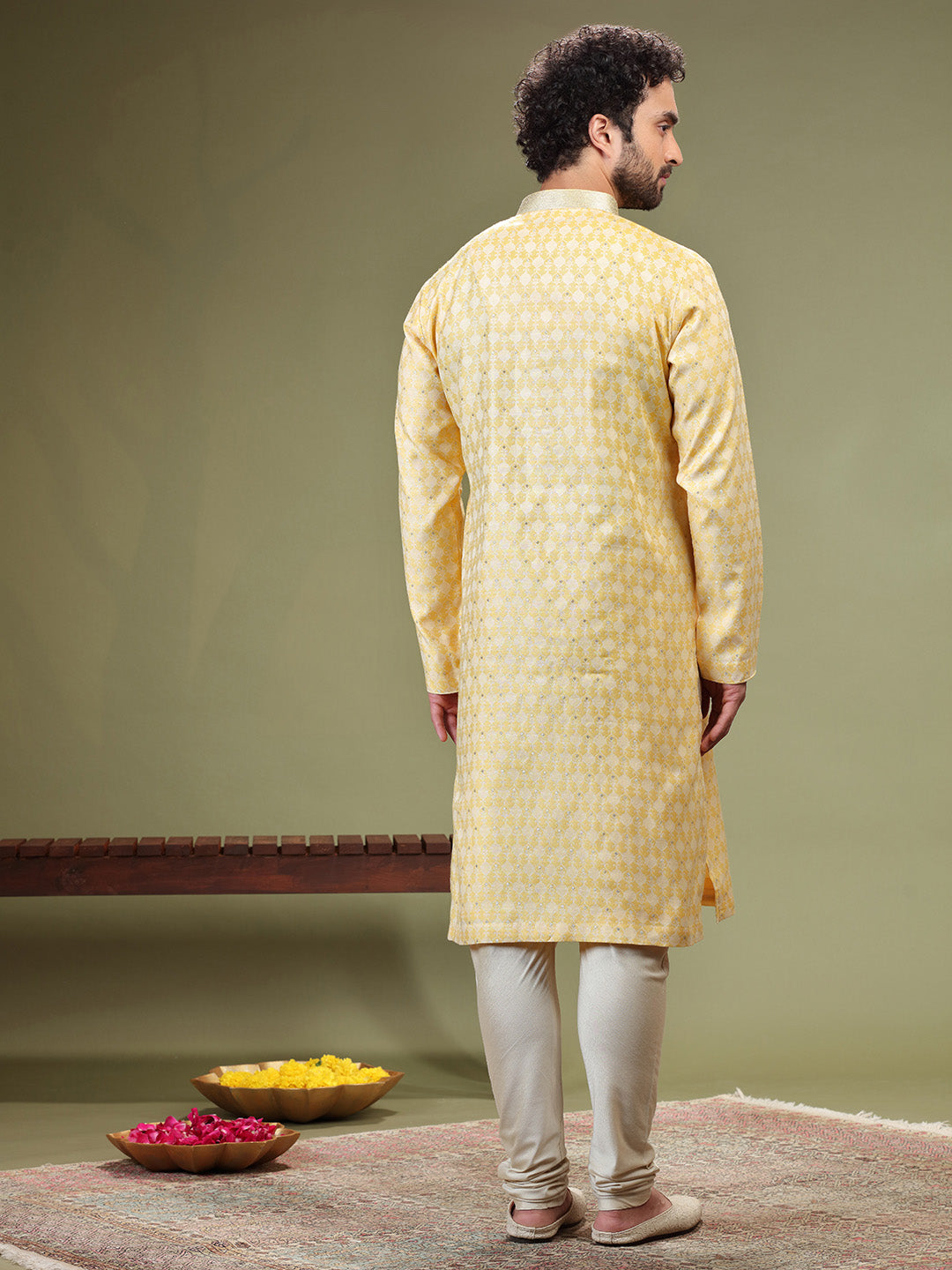 Kurta with jaquard fabric and Chudidar - KORANM