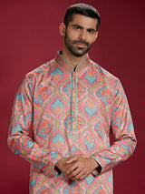 Satin Kurta Set