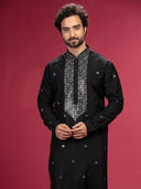 Kurta set with foil work.and churidar