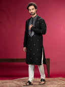 Kurta set with foil work.and churidar