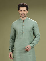 Linen Kurta Set