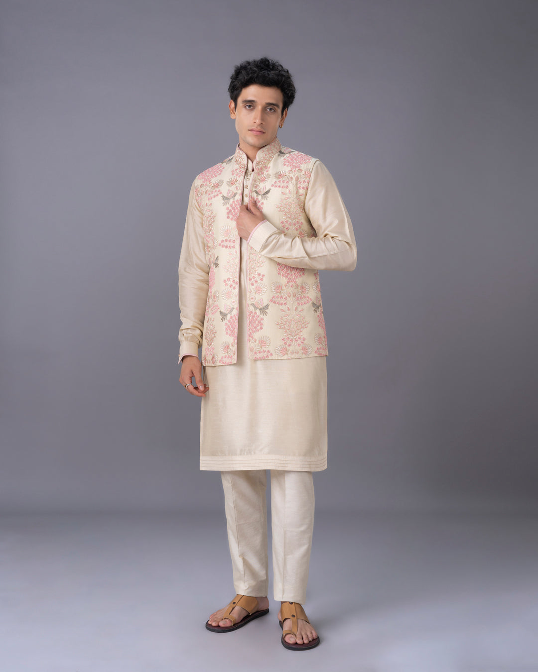 Natural Elegence Kurta Jacket Set