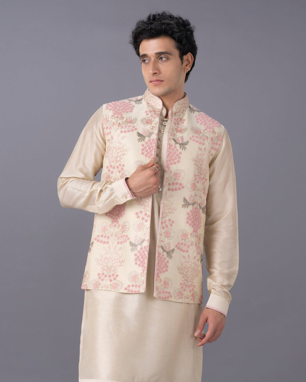 Natural Elegence Kurta Jacket Set