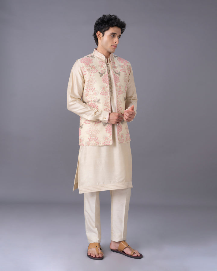 Natural Elegence Kurta Jacket Set