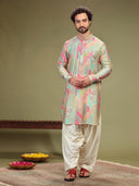 Bright Digital print Kurta with Salwar