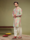 Bright Digital print Kurta with Salwar - KORANM
