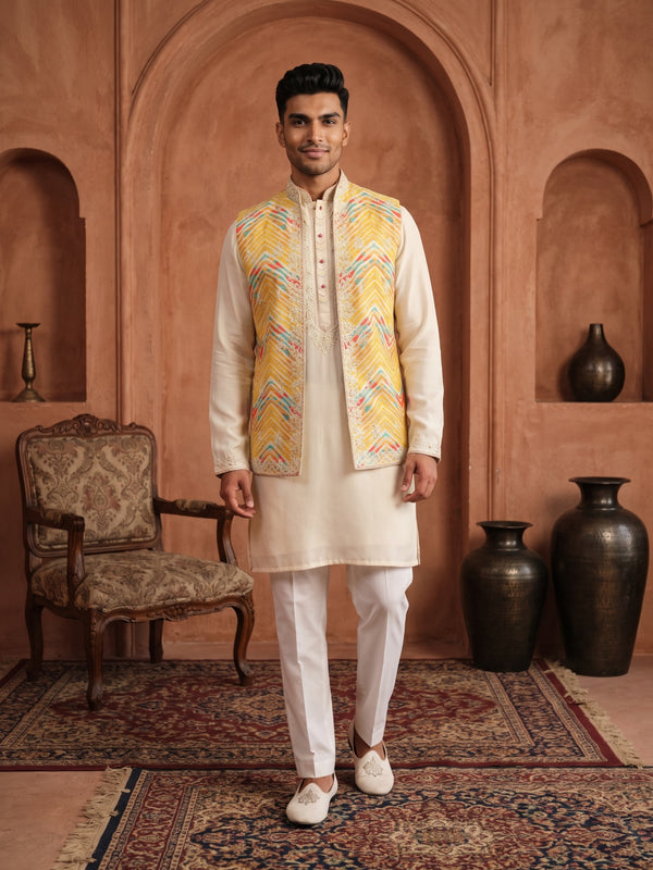 Kurta Jacket Set