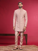 Indo-Western Set with Hand Highlight and Aligadi