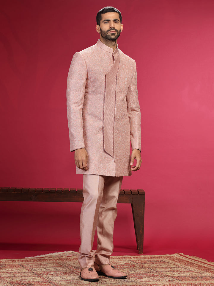 Indo-Western Set with Hand Highlight and Aligadi