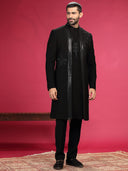 Indo Kurta Set with Hand Embroidery and Trouser